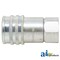 A & I Products Coupler. Female Flat Face; FEM Series 4" x1" x1" A-FEM-501-10FO-NL - alternate 2
